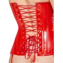 Vinyl Corset red L - 7