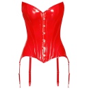 Vinyl Corset red L - 8