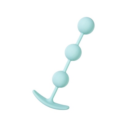 Korek analny ToDo Triplex z silikonu, trzy segmenty, 15 cm, Ø 2,5 cm - 5