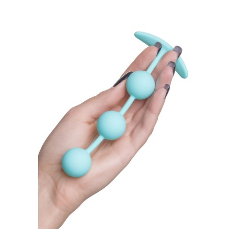 Korek analny ToDo Triplex z silikonu, trzy segmenty, 15 cm, Ø 2,5 cm - 6