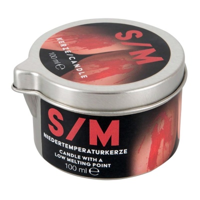 S/M Candle in a Tin red 100 g - 1