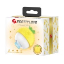 Wibrator Pineapple Secret z funkcją pulsujących uderzeń, silikonowy, 9 cm - 2