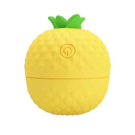Wibrator Pineapple Secret z funkcją pulsujących uderzeń, silikonowy, 9 cm - 3