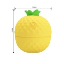 Wibrator Pineapple Secret z funkcją pulsujących uderzeń, silikonowy, 9 cm - 8