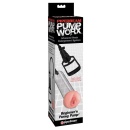 Pompa do penisa PW Beginner's Pussy Pump 22 cm z anatomicznym otworem waginy, zaworem bezpieczeństwa i uchwytem dwupalcowym - 1