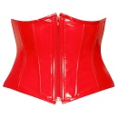 Vinyl Waist Cincher red S - 6