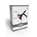Uprząż strap-on Get Real z regulowanymi paskami i pierścieniami o średnicy 3,5–5 cm - 2