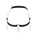 Uprząż strap-on Get Real z regulowanymi paskami i pierścieniami o średnicy 3,5–5 cm - 11