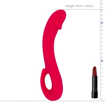 Wibrator punktu G Vibey Model J – różowy, 19,4 cm - 1 2