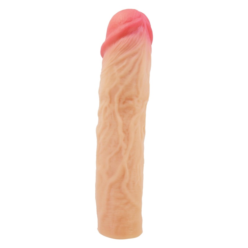 Nakładka na penisa Derek - przedłużenie 7,6 cm, długość całkowita 21,5 cm - 6