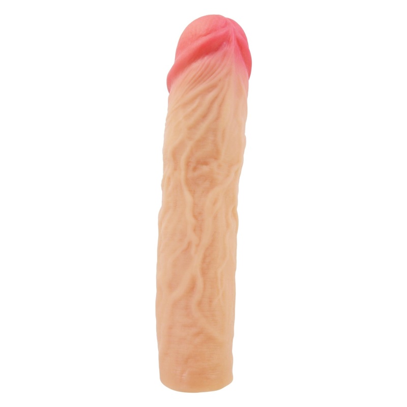 Nakładka na penisa Derek - przedłużenie 7,6 cm, długość całkowita 21,5 cm - 7