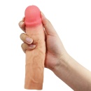 Nakładka na penisa Derek - przedłużenie 7,6 cm, długość całkowita 21,5 cm - 11