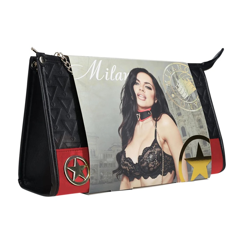 Milan Collection - Kit with Bag - Black/Red - 2