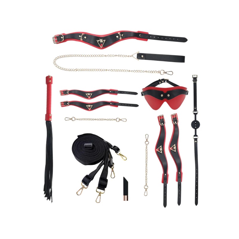 Milan Collection - Kit with Bag - Black/Red - 3