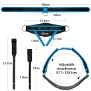 Zestaw strap-on Ingen 10'' (25,4 cm) z pustym dildem silikonowym i prętem, rozmiary L/XL/2XL, kolor cielisty - 3