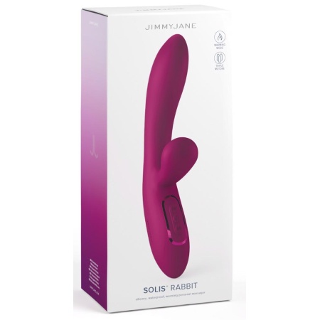 JimmyJane Solis Rabbit – stymulator typu króliczek z 3 silnikami, funkcją podgrzewania i długością całkowitą 22 cm - 1