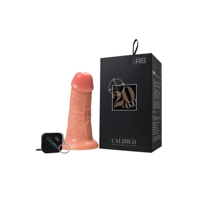 Realistic dildo Caliber 20/6 , PVC, flesh,  length 20cm, diameter 6cm - 1
