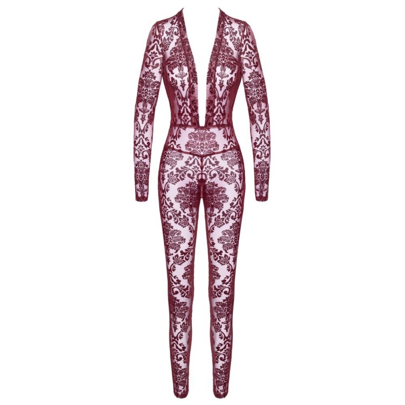 Noir Jumpsuit red L - 5