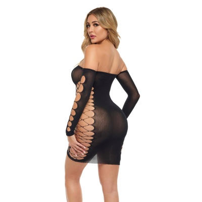 DIAMOND DRIPPIN DRESS BLACK - 1 2