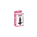 Wibrujący Anal Plug Black z Silikonu - 10 Trybów Wibracji, Długość 9 cm, Szerokość 2,2 cm - 3