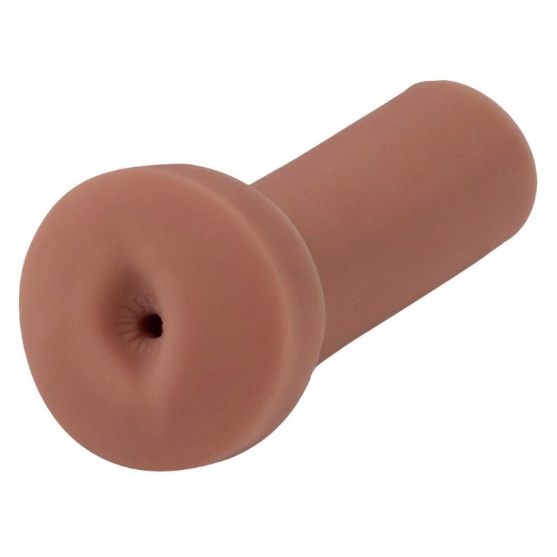 Masturbator analny Freshman Brown – realistyczna struktura TPR, długość całkowita 13,5 cm, głębokość wkładania 12 cm, średnica z - 2