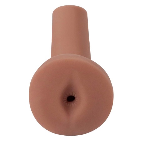 Masturbator analny Freshman Brown – realistyczna struktura TPR, długość całkowita 13,5 cm, głębokość wkładania 12 cm, średnica z - 3