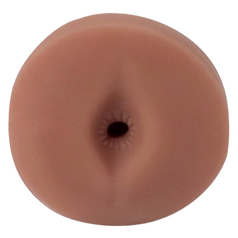 Masturbator analny Freshman Brown – realistyczna struktura TPR, długość całkowita 13,5 cm, głębokość wkładania 12 cm, średnica z - 4