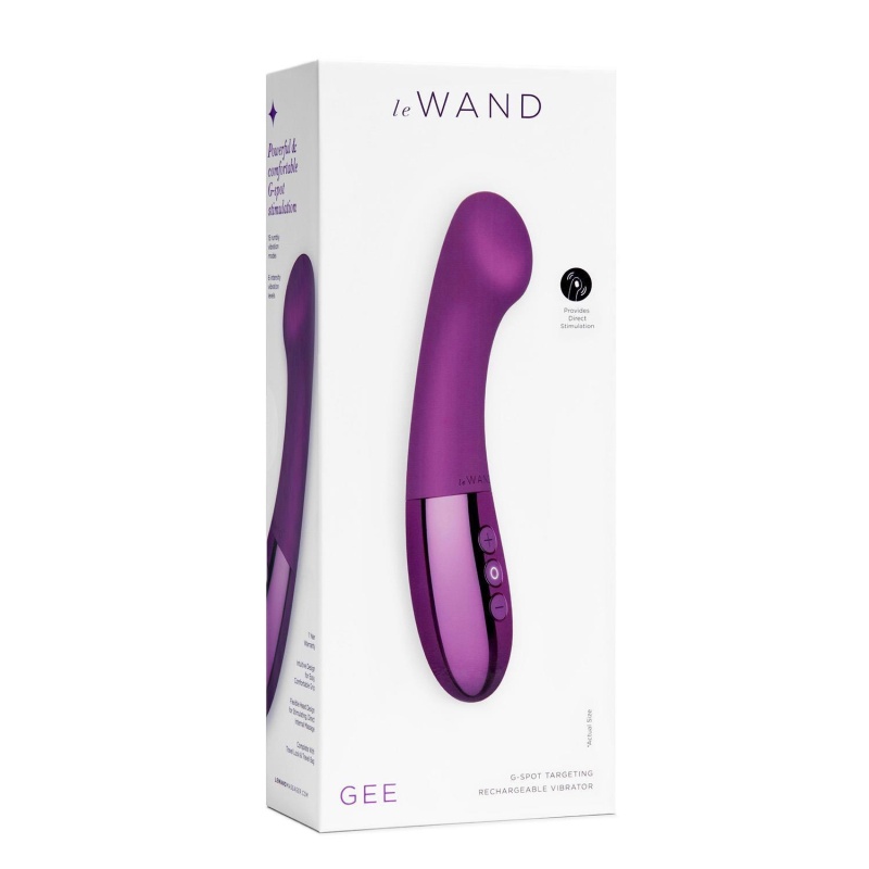 Gee - zakrzywiony wibrator stymulujący punkt G z elastyczną szyjką, 16,6 cm - 1
