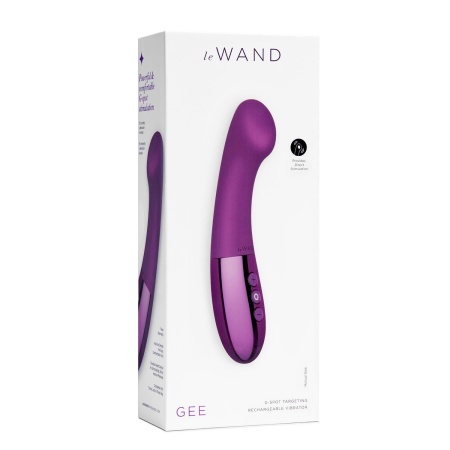 Gee - zakrzywiony wibrator stymulujący punkt G z elastyczną szyjką, 16,6 cm - 1
