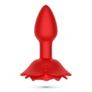 Analny plug obrotowy Giulietta 7,7 cm czerwony - 3