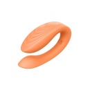 Wibrator dla par COUPLES VIBRATOR, elastyczny, z pilotem 10 m, długość 6,5-8,5 cm - 4