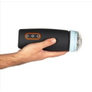 Masturbator CRUIZR CM05 (CRZ005) z funkcją ruchu posuwistego i ssania, długość 24,3 cm - 6
