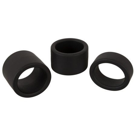 Zestaw pierścieni na jądra ErectoBallStretchSet z płynnego silikonu, 3 szerokości 2, 3 i 4 cm - 5
