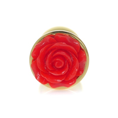 MyLove Toys - Jewellery Gold PLUG ROSE- Red - 1