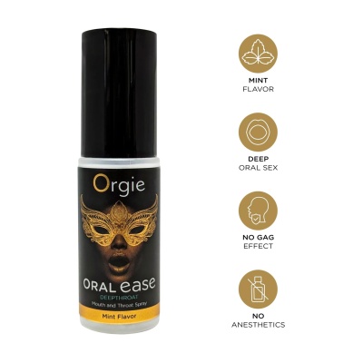 ORAL EASE DEEPTHROAT - Mouth and Throat Spray - 1 2