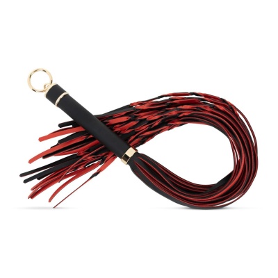 Fetish Collection - Flogger 64 cm - Red and Black - 1