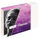 Zestaw erotyczny Magic Shiver Feminine – 4 silikonowe akcesoria dla kobiet: dildo z przyssawką 16,6 cm, korek analny 5 cm, kulki - 7